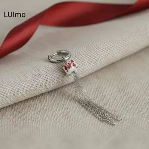 LUImo Thời Trang Bất Đối Xứng Viền Bông Tai In Nhiều Màu Sắc sel Tai Bule Vintage Hợp Thời Trang Trang Trang Sức Cho Bé Gái Hẹn Hò Hàng Ngày Mặc SBS