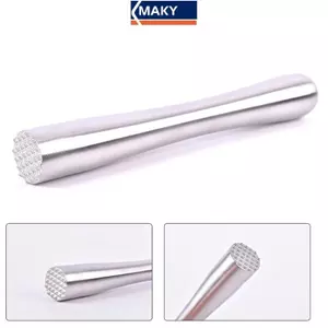 MAKY Thép không gỉ Đá Nghiền Thanh Cotail Rượu Muddler Trộn Sti Tool VN