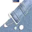 MAKY Dungaree Chốt Kẹp Nẹp Bules Với Quần Jean Nút Bộ Denim Jaets Nhà DIY Trang Phục May Đồ Dùng VN