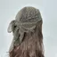 Băng đô SAMO, Khăn xếp hình vuông nhăn Bohemia Sequins, Vải mềm sành điệu Màu trơn 60cm * 60cm Bandana Turban Hóa trị bệnh nhân