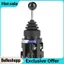 Belleshopp Cách chuyển đổi cần điều khiển 4NO 4 Vị trí quay trở lại tạm thời 30mm Monolever Góc ± 30 ° để điều khiển công nghiệp Mạch DC 50Hz AC (CS-402)