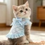 Quần áo mùa hè cho thú cưng Cung dễ thương Ngọc trai Sheer Trang phục mềm mại chống nắng cho thú cưng cho chó mèo