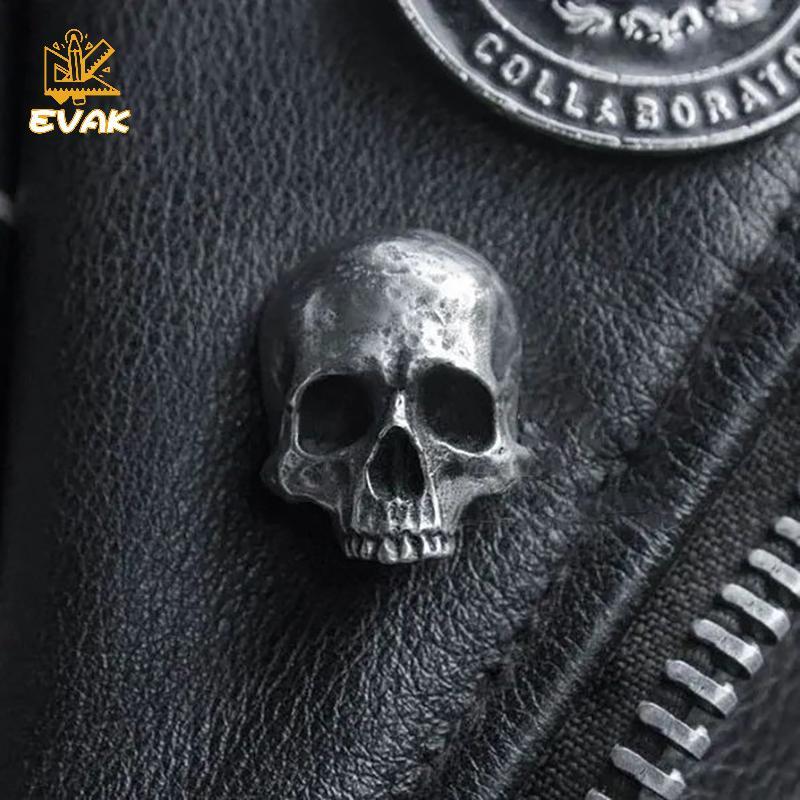 Alittlesetrtu Cá Tính Vintage Gothic Đầu Lâu Chữ Thập Thanh Kiếm Trâm Pin Cho Nam Nữ Đảng Trang Sức VN
