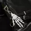 # HB # Dark Punk Skull Hand Ro Móc khóa Charm Hợp thời trang Niche Bag Mặt dây chuyền Subculture Kim loại Móc khóa Túi quà tặng quyến rũ.