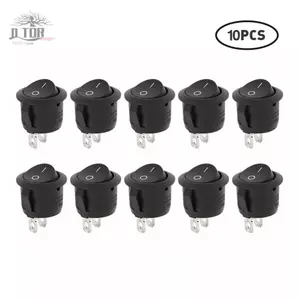 Bộ 10 công tắc nguồn Rocker với các thông số kỹ thuật và tính năng tiêu chuẩn