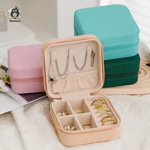 Hộp đựng đồ trang sức du lịch đơn giản và di động cho vòng tay Bông tai, Nhẫn và đinh tán mới