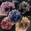 MAKY Dây Cao Su Mũ Đội Đầu Hoa Tóc Dây Thanh Lịch Người Phụ Nữ Updo Đuôi Ngựa Co Giãn Lớn Scrunchie Phụ Kiện Tóc Cho Nữ VN