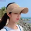 Bluelover Mùa Hè Chống Tia UV Mũ Chống Nắng Nữ Rỗng Mũ Du Lịch Bãi Biển Thể Thao Ngoài Trời Tấm Che Mũ Dệt Kim Mũ Bóng Chày Mới