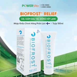 BIOFROST® RELIEF Gel Giảm Đau Tác Động Kép Lạnh - Nhập Khẩu Chính Hãng Phần Lan - Tuýp 100ml