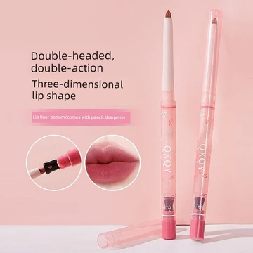 chì kẻ viền môi QXQY Matte Plumping Lip Liner Nhỏ Lô Son Môi Bút Chống Thấm Nước Lâu Dài Mờ Nữ Móc Dòng Son Bút Chì Trang Điểm Sản Phẩm Chính Hãng