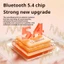D339 Phong Cách Mới Retro Màn Hình Kỹ Thuật Số Tai Nghe Bluetooth Không Dây Trong Tai Loại Pin Dài Tuổi Thọ Da Hạt Không