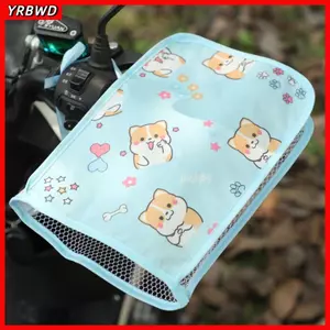 Găng Tay Lái Xe Máy YRBWD, Găng Tay Chống Nắng Xe Điện Đa Năng Thoáng Khí, Gấu Dễ Thương Chống Thấm Nước Tay Cầm Có Xe Điện