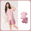 Bộ Váy Ngủ Nữ Tay Ngắn Rời Thư Giãn Cắt Loungewear Cho Trong Nhà Nghỉ Hàng Ngày Và Giải Trí Buổi Tối