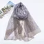 Khăn choàng đính cườm cao cấp bằng lụa Khăn len Khăn choàng thời trang ấm áp 70 màu trơn phù hợp với mọi trận đấu 180 6.21