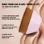 Cọ Đánh Nền Tay Cầm Lục Giác Mềm Mịn Không Ăn Kem-Cọ Makeup Kem Nền