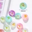 Hạt thủy tinh FANSIN, Kim cương giả pha lê tròn 10mm lấp lánh, Cắt Opal Mocha Màu Pointback Loại Flatback Kim cương giả cho đồ thủ công