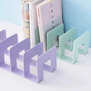 Kệ Để Bàn Kẹp Sách 4 Liên Kết Để Bàn Trong Suốt Tách Sách Sách Bookend Giá Để Đồ Bảng Acrylic Kệ Sách