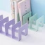 Kệ Để Bàn Kẹp Sách 4 Liên Kết Để Bàn Trong Suốt Tách Sách Sách Bookend Giá Để Đồ Bảng Acrylic Kệ Sách