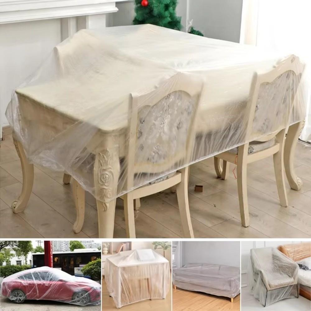Vỏ bụi dùng một lần NORDICLIFE, Vỏ bụi nội thất trong suốt chống thấm nước, Tất cả được bọc dây rút Nhựa đàn hồi Phim bụi Giường Sofa Bàn trà Ghế