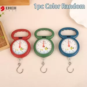 Cân cá di động Cân treo móc 10kg Cân lò xo Mini để câu cá Mua sắm Du lịch Cân hành lý VN