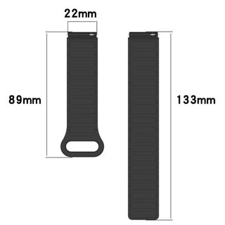 Dây đeo silicon từ tính thể thao bền bỉ cho Amazfit Bip Max / Bip 6 / Bip 5 / 5 Unity / Redmi Watch 5 Active 5Lite