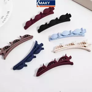 MAKY Thời Trang Nổ Kẹp Tóc Nữ Mũ Dễ Thương Thanh Lịch Bím Tóc Nổ Kẹp Tóc Barrettes Phụ Kiện Tóc Thời Trang VN