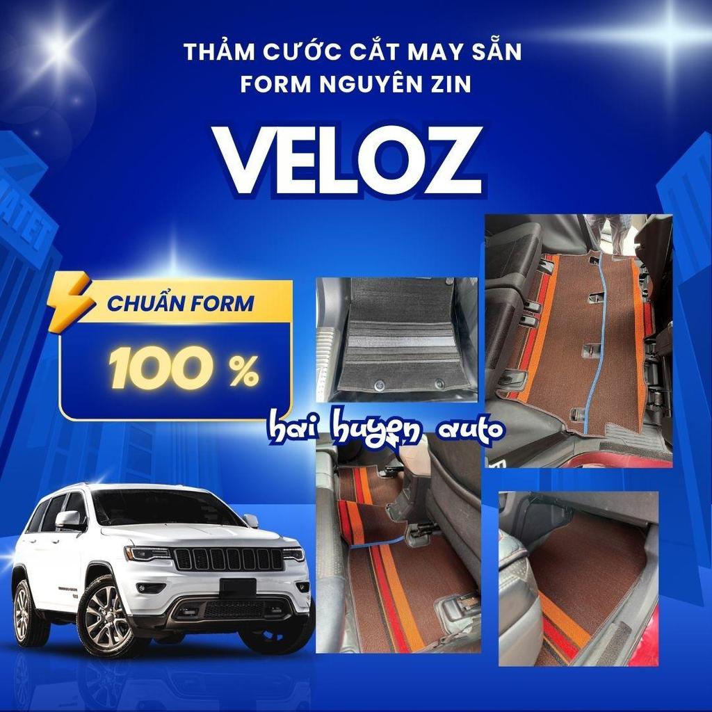 {Veloz} Thảm lót sàn xe Veloz cắt may sẵn chuẩn theo form nguyên zin và bấm khuy ghế lái