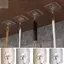 AMLU 1 / 3 Móc Tự Dính, Móc Treo Liền Mạch Không Đục Lỗ Chịu Lực, Móc Treo Tường Đa Năng Trong Suốt Mạnh Mẽ