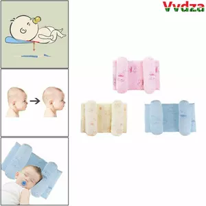VVDZA Ngăn chặn đầu phẳng Bảo vệ cổ mềm Đệm chống lăn cho trẻ sơ sinh