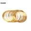 KUZHEN 100 vòng tròn Dây nhớ bằng thép 0,6mm để đính cườm Vòng tay Vòng tay Trang sức Làm HOT