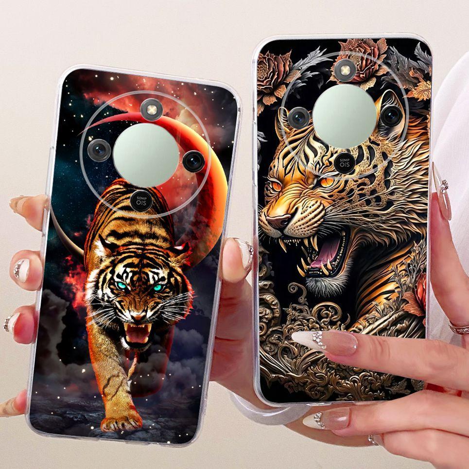 Ốp Điện Thoại May Mắn May Mắn Cho Honor X9d 5G x70 Magic8 Lite Ốp Lưng Hoạt Hình Rồng Và Hổ Mát Ốp Lưng Silicon Mờ Mềm