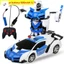 Tỉ Lệ 1: 18 2 Trong 1 Điều Khiển Từ Xa Xe Thể Thao Robot Biến Hình Đồ Chơi Cho Bé Trai
