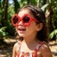 Kính râm Kids Girls Boys Daisy Full Frame Kính râm chống tia cực tím