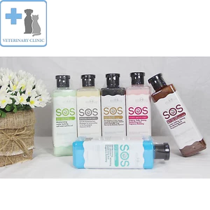 sữa tắm cho chó, mèo SOS - Thơm lâu - Dưỡng lông, mượt lông-Chống ve rận