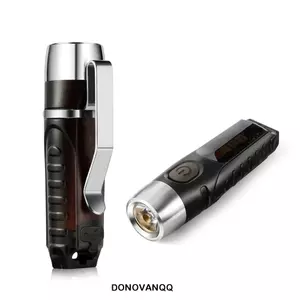 Đèn pin mini móc khóa DONOVANQQ - Siêu sáng, chống nước, nhiều chế độ chiếu sáng, phù hợp cắm trại