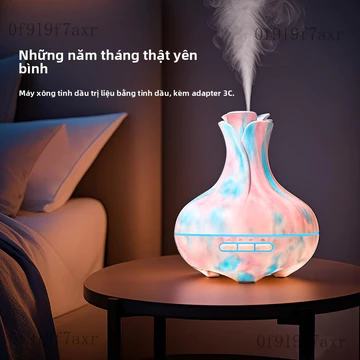 Máy tạo ẩm Máy xông tinh dầu, máy khuếch tán hương thơm cánh hoa siêu âm, máy tạo độ ẩm dung tích lớn, máy tạo độ ẩm hỗ