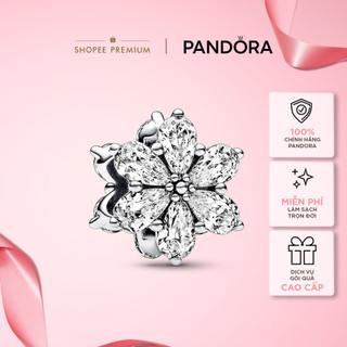 Charm Pandora Moments Bạc Hoa Cỏ Đính Đá