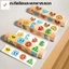 Khối xoay Montessori bằng gỗ - Câu đố ghép hình hình cho trẻ em Màu sắc học tập