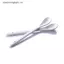 VFZ 5 Chiếc Thìa Sứ Mini Bếp Gốm Trà Cà Phê Đường Món Tráng Miệng Thìa Mới Nguyên Chất Trắng Flatware OTE