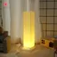 MJnmc 1 / 12 Nhà Búp Bê Mô Phỏng Đèn Sàn LED Đồ trang trí Nhà Búp Bê Phòng Khách Trang Trí Phòng Ngủ Nhà Búp Bê Micro Cảnh Trang Trí Mới