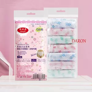 DARON Nữ Dùng Một Lần Quần Lót Khử Trùng Tiện Dụng Trước Sinh Quần Đùi Sinh Sản Du Lịch Đồ Dùng Không Dệt Thai Sản Thân Thiết
