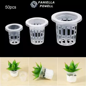 FANIELLAPOWELL 10 / 50 Chiếc Giỏ Trồng Bán Chạy Đồ Dùng Làm Vườn Không Đất Thủy Canh Chậu Hoa Bền Đẹp