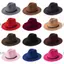 JUIC Nỉ Fedora Mũ Nam Nữ Vành Rộng Thu Đông Panama Mũ Jazz