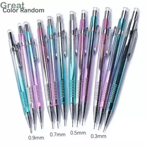 Bút bi TUYỆT VỜI, Bút chì cơ hai đầu 2 trong 1, Bút đa chức năng kim loại 0,5 / 0,7 / 0,3 / 0,9mm chất lượng cao Học sinh