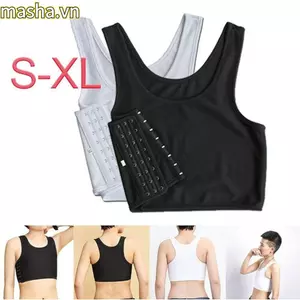 1 Chiếc Áo Tăng, Áo Vest Phẳng Ngực Trans Đồng Tính Nữ Ngực Shaper, Đồ Lót Đồng Tính Nữ Tomboy Corset Ngực Chất Kết Dính