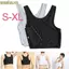 1 Chiếc Áo Tăng, Áo Vest Phẳng Ngực Trans Đồng Tính Nữ Ngực Shaper, Đồ Lót Đồng Tính Nữ Tomboy Corset Ngực Chất Kết Dính