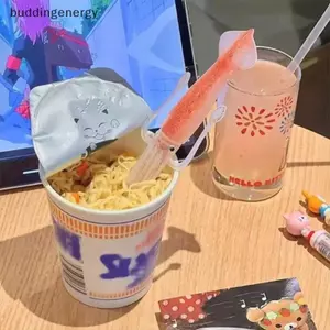 {BUDDI} Mì ăn liền Nĩa mực mực chịu nhiệt Bộ đồ ăn ngộ nghĩnh cho nhà bếp gia đình Trẻ em Quà tặng cắm trại {buddingenergy}