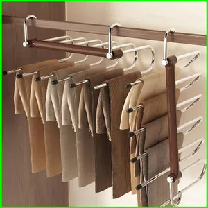 YB2 Giá đỡ quần gấp đa chức năng Giá đỡ tủ quần áo nhiều lớp