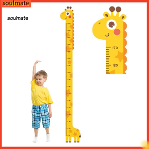 Linh hồn| Trẻ em Biểu đồ tăng trưởng Decal Thước đo chiều cao Nhãn dán tường Biểu đồ tăng trưởng cho bé Nhãn dán tường Thước đo chiều cao tự dính cho trẻ em Trang trí phòng chơi mẫu giáo cho trẻ em