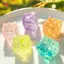 MJnmc 3.5cm Mini Long Lanh Phô Mai Đá Viên Mochi Bóp Đồ Chơi Di Động Đàn Áp Fidget Cho Đường Dài Chuyến Đi Thời Gian Giết Mới